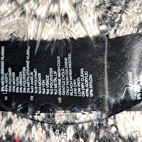 [H & M]  Stripped Open Front Cardigan Size Medium NWOT - Picture 12 of 12